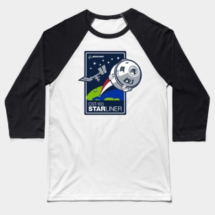 Nasa Boeing CST-100 Starliner Logo Baseball T-Shirt